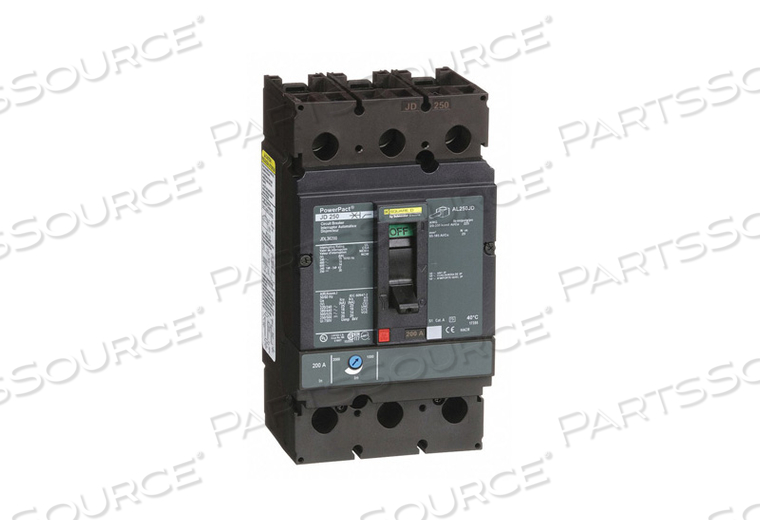 CIRCUIT BREAKER 200A 3P 600VAC JD by Square D CIRCUIT BREAKER 200A 3P 600VAC JD by Square D