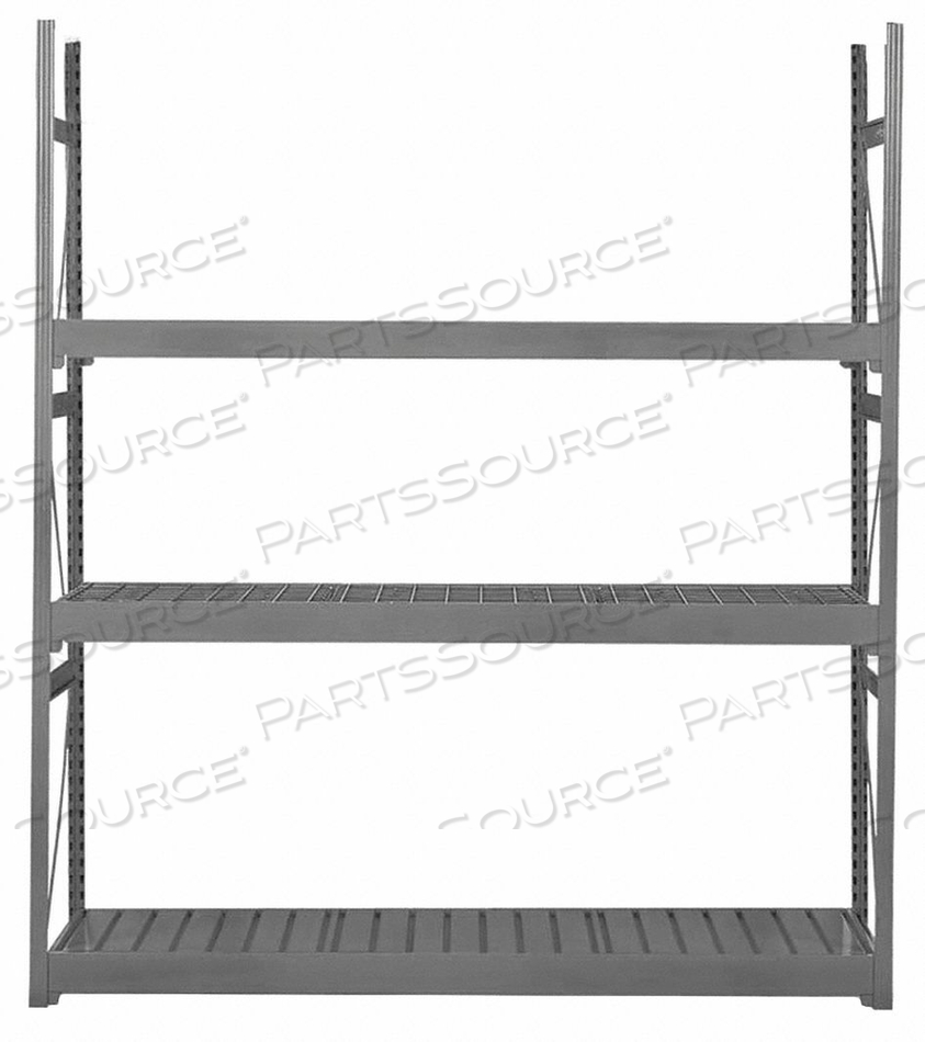 BULK RACK STARTER 60 H 72 W 24 D PUTTY by Equipto BULK RACK STARTER 60 H 72 W 24 D PUTTY by Equipto