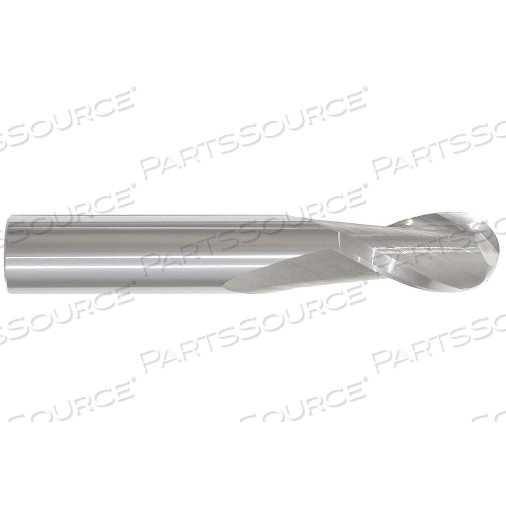 BALL END MILL, 2 FLUTES, 20 MM MILLING DIA., 38 MM LG OF CUT, 102 MM OVERALL LG by Monster