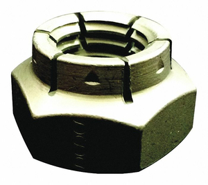 LOCK NUT 3/8-24 GR 2 STEEL CADMIUM PK100 by Flexloc