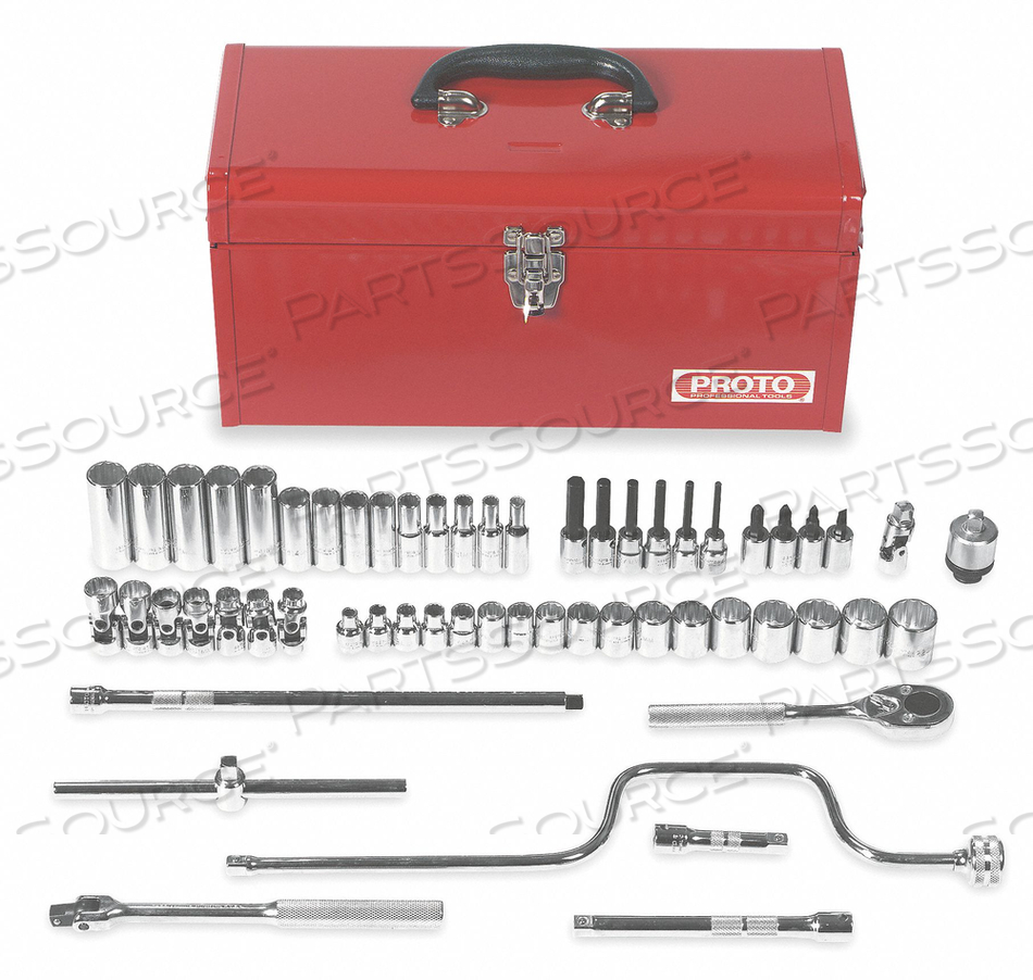 SOCKET WRENCH SET METRIC 3/8 DR 57 PC by Proto SOCKET WRENCH SET METRIC 3/8 DR 57 PC by Proto