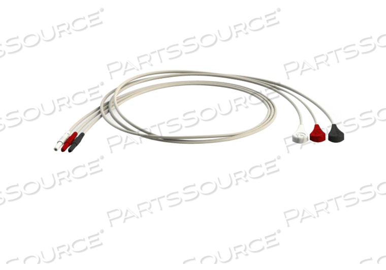 SPACELABS HEALTHCARE 18" SNAP UNSHIELDED TRULINK ECG LEADWIRE - RED 