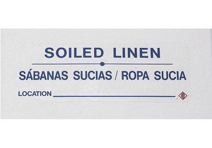 INSTRUCTION IDENT LBL ENG SOIL LINEN PK5 by R&B Wire Products, Inc.