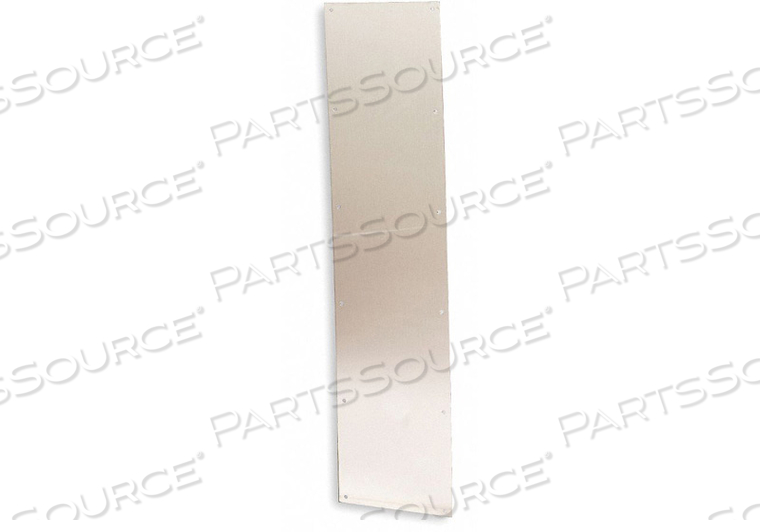 DOOR PROTECTION PLATE DULL SS 6 IN H by Rockwood DOOR PROTECTION PLATE DULL SS 6 IN H by Rockwood