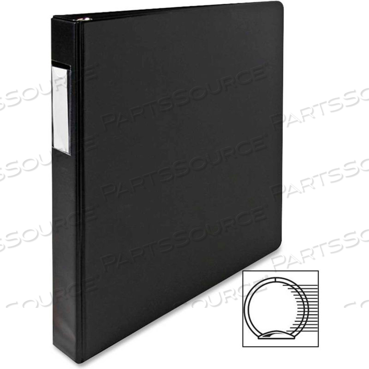 3 RING LABEL HOLD BINDER, 1" CAPACITY, 11"X8-1/2", BLACK by Sparco Products 3 RING LABEL HOLD BINDER, 1" CAPACITY, 11"X8-1/2", BLACK by Sparco Products