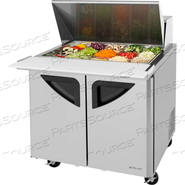 TST-36SD-15 SUPER DELUXE SERIES - MEGA TOP SANDWICH/SALAD TABLE 36-1/3"W - 2 DOOR 