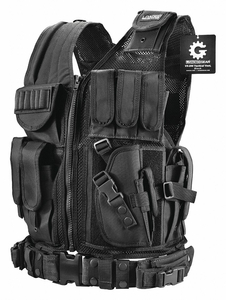 TACTICAL VEST NYLON BLACK by Barska