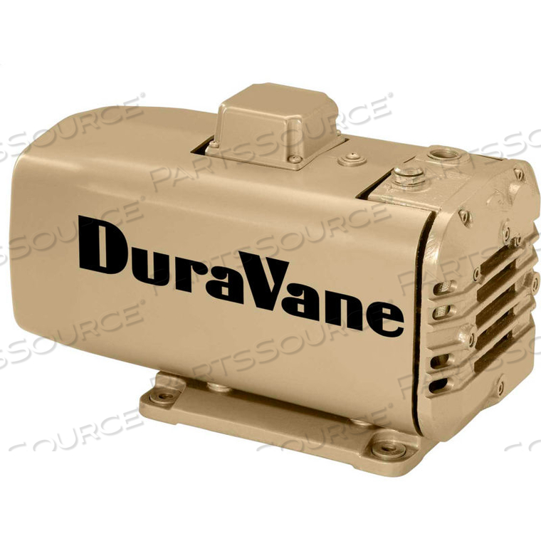 OIL FREE ROTARY VANE VACUUM PUMP, 12 ACFM, 1HP 