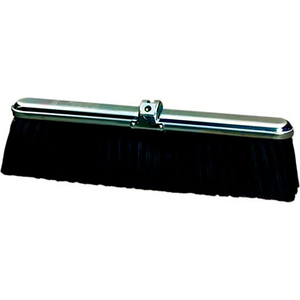 MILWAUKEE DUSTLESS 24"W PUSH BROOM HEAD WITH HEAVY-DUTY POLYPROPYLENE BRISTLES AND STEEL FRAME by Gordon Brush Mfg