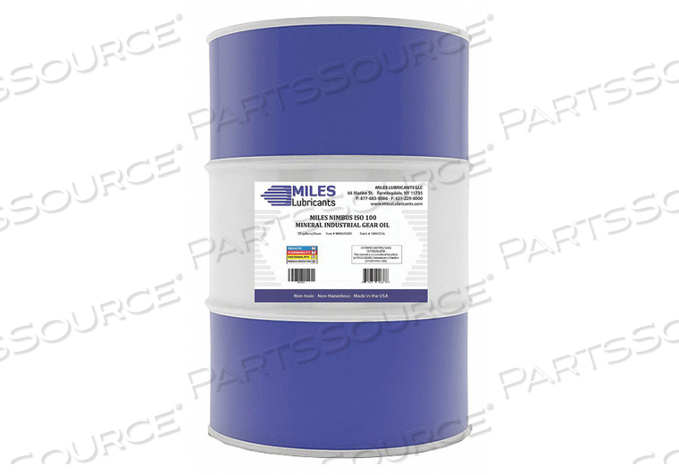 GEAR OIL AMBER DRUM 100 ISO VISCOSITY by Miles Lubricants GEAR OIL AMBER DRUM 100 ISO VISCOSITY by Miles Lubricants