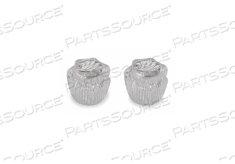 KNOB HANDLE KIT ACRYLIC BUTTONS SCREWS by Delta KNOB HANDLE KIT ACRYLIC BUTTONS SCREWS by Delta