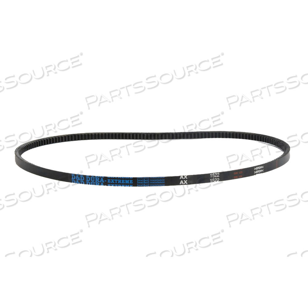 V-BELT, CLASSICAL COGGED, AX63, 65 IN OUTSIDE LENGTH, 0.5 IN TOP WIDTH, 5/16 IN THICKNESS by D&D Global