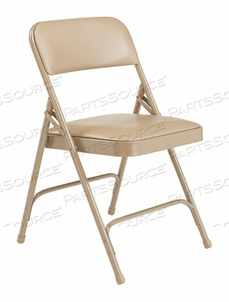 FOLDING CHAIR VINYL BEIGE PK4 by National Public Seating FOLDING CHAIR VINYL BEIGE PK4 by National Public Seating