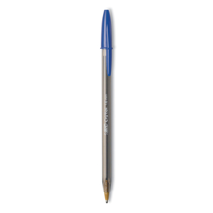 CRISTAL XTRA BOLD BALLPOINT PEN, STICK, BOLD 1.6 MM, BLUE INK, CLEAR BARREL, 24/PACK by BIC