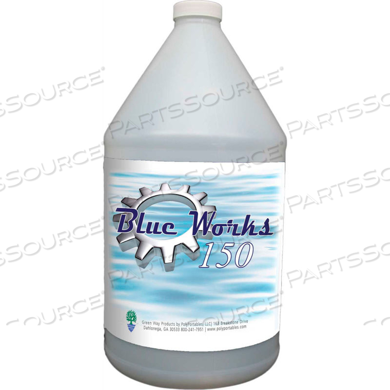 BLUE WORKS 150 LIQUID DEODORIZER, FRESH & CLEAN by Poly Portables LLC