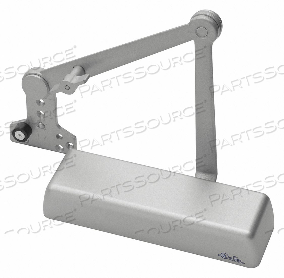 DOOR CLOSER 2-3/4 H ALUMINUM 180 DEG. by Yale DOOR CLOSER 2-3/4 H ALUMINUM 180 DEG. by Yale
