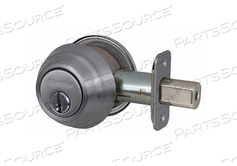 DEADBOLT SATIN NICKEL SINGLE CYLINDER by Master Lock