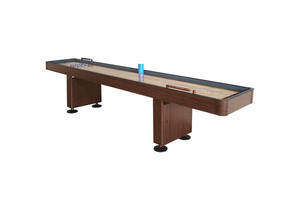 SHUFFLEBOARD TABLE WALNUT FINISH by Hathaway