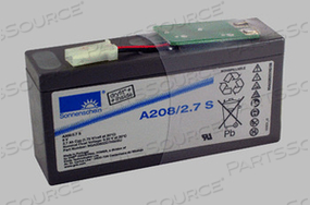 BATTERY, SEALED LEAD ACID, 8V, 3.2 AH 