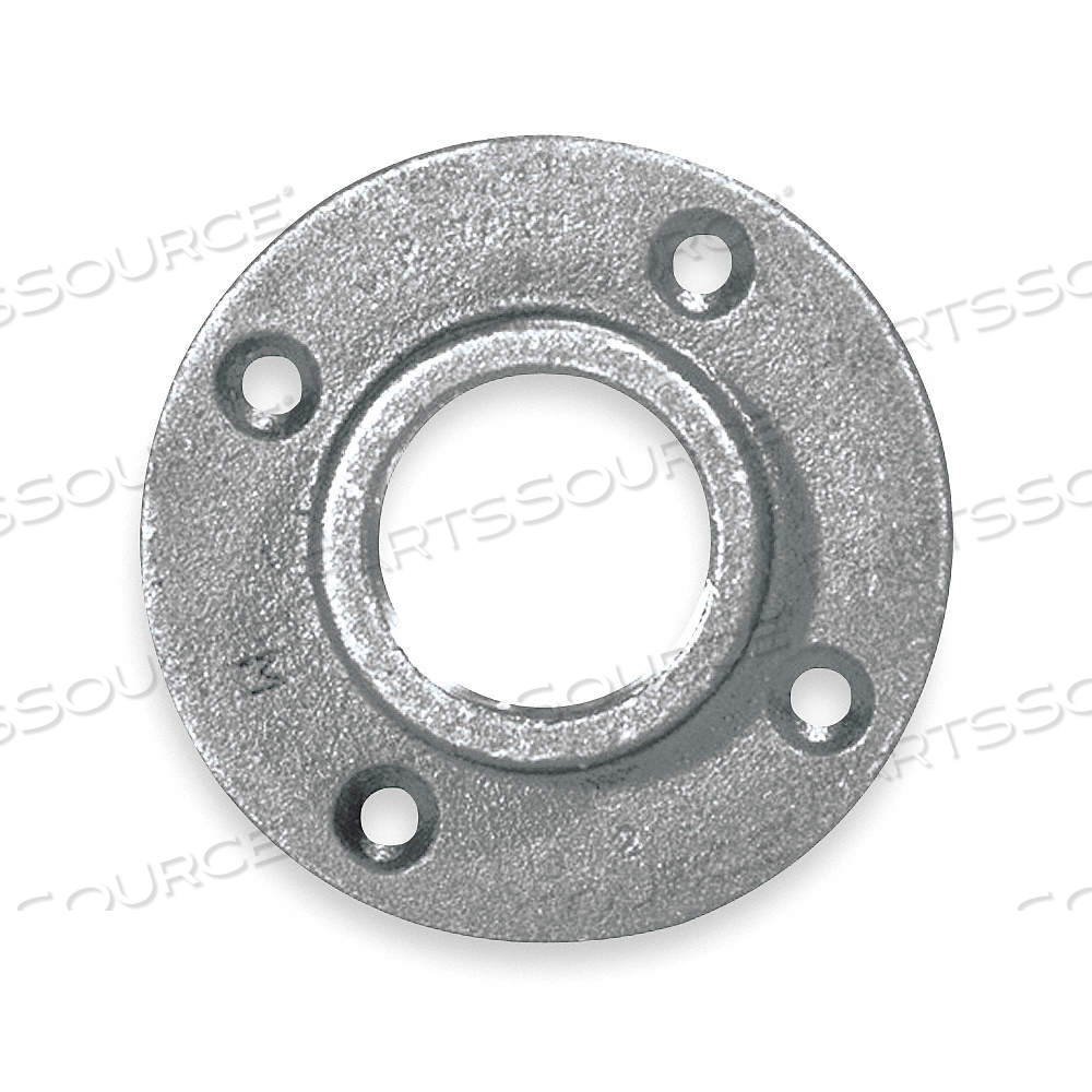 PIPE FLANGE, FLOOR FLANGE, MALLEABLE IRON, 1/2 IN PIPE SIZE, CLASS 150 by Approved Vendor