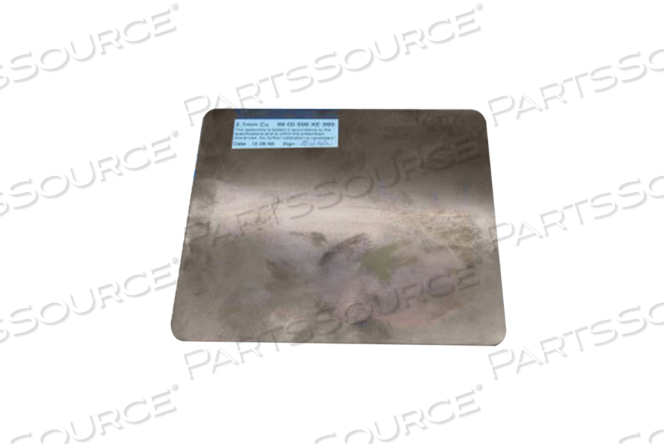 2.1MM PRECISION COPPER PLATE by Siemens Medical Solutions 2.1MM PRECISION COPPER PLATE by Siemens Medical Solutions