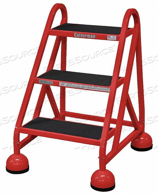 D5261 ROLLING LADDER WELDED PLATFORM 27IN H by Cotterman D5261 ROLLING LADDER WELDED PLATFORM 27IN H by Cotterman
