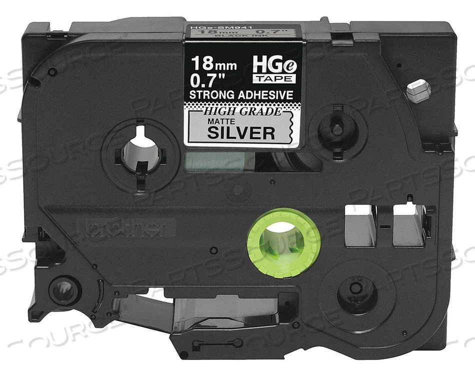 LABEL TAPE SILVER MATTE by Brother LABEL TAPE SILVER MATTE by Brother