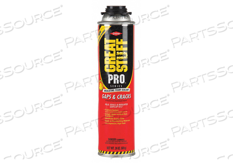 FOAM SEALANT ORANGE 24 OZ. GAPS/CRACKS by Great Stuff FOAM SEALANT ORANGE 24 OZ. GAPS/CRACKS by Great Stuff