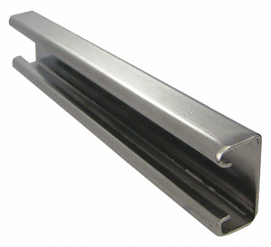 STRUT CHANNEL 1-5/8 W 10 FT L SILVER by Calbrite