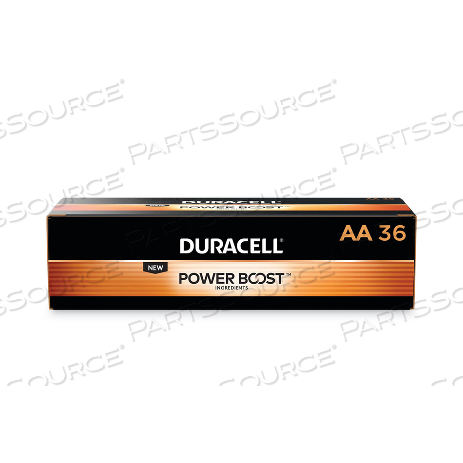 BATTERY, COPPERTOP, AA, ALKALINE, 1.5V, 2900 MAH by Duracell