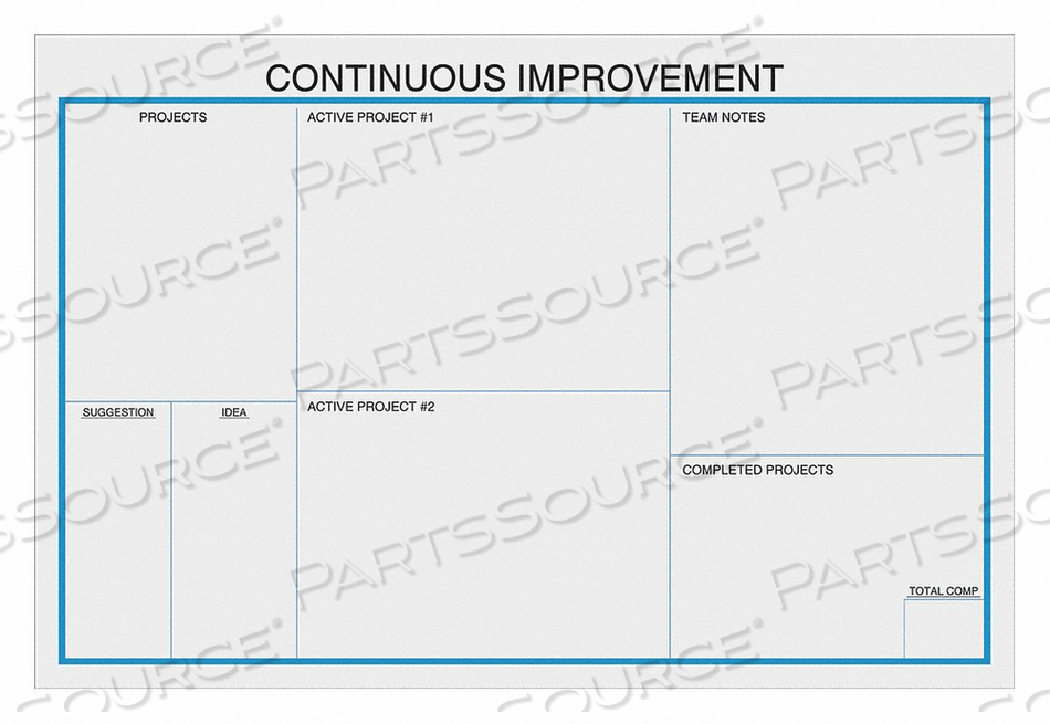 DRY ERASE BOARD MAGNETIC STEEL by DIY Industries