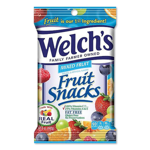 FRUIT SNACKS, MIXED FRUIT, 5 OZ POUCH, 12/CARTON by Welch's