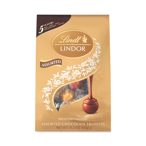 LINDOR ASSORTED TRUFFLES PLATINUM BAG, 15 OZ, 36 PIECES by Lindt