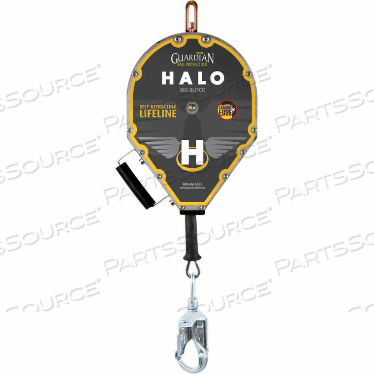 50' HALO BIG BLOCK EDGE SERIES SELF RETRACTING LIFELINE by Guardian Fall Protection 50' HALO BIG BLOCK EDGE SERIES SELF RETRACTING LIFELINE by Guardian Fall Protection