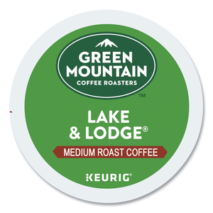 LAKE AND LODGE COFFEE K-CUPS, MEDIUM ROAST, 96/CARTON by Green Mountain Coffee