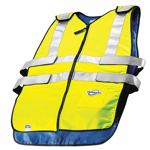 E7358 COOLING VEST HI-VIS LIME 2 TO 3 HR. M/L by Cetis