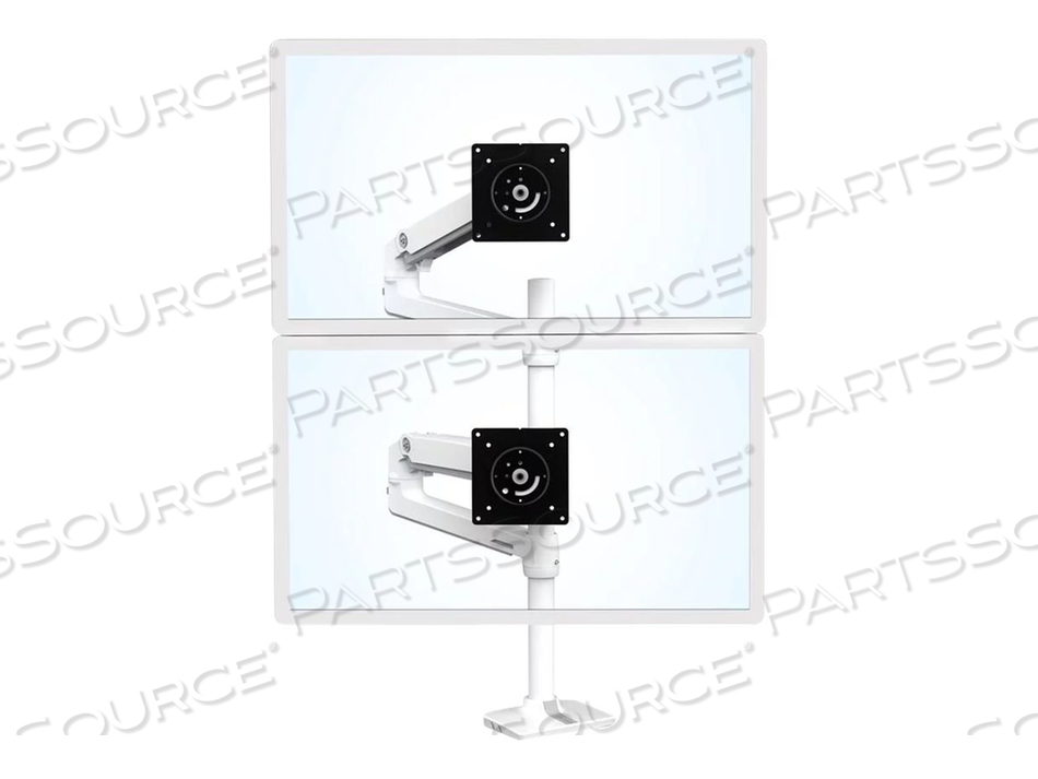 LX DUAL STACKING ARM TALL POLE, UP TO 40 IN by Ergotron, Inc. LX DUAL STACKING ARM TALL POLE, UP TO 40 IN by Ergotron, Inc.