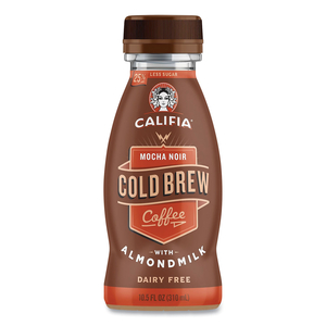 COLD BREW COFFEE WITH ALMOND MILK, 10.5 OZ BOTTLE, MOCHA NOIR, 8/PACK by Califia Farms