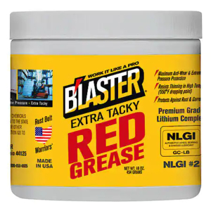 GR-16T-HTR B'LASTER EXTRA-TACKY RED GREASE, 16 OZ. TUB by Blaster