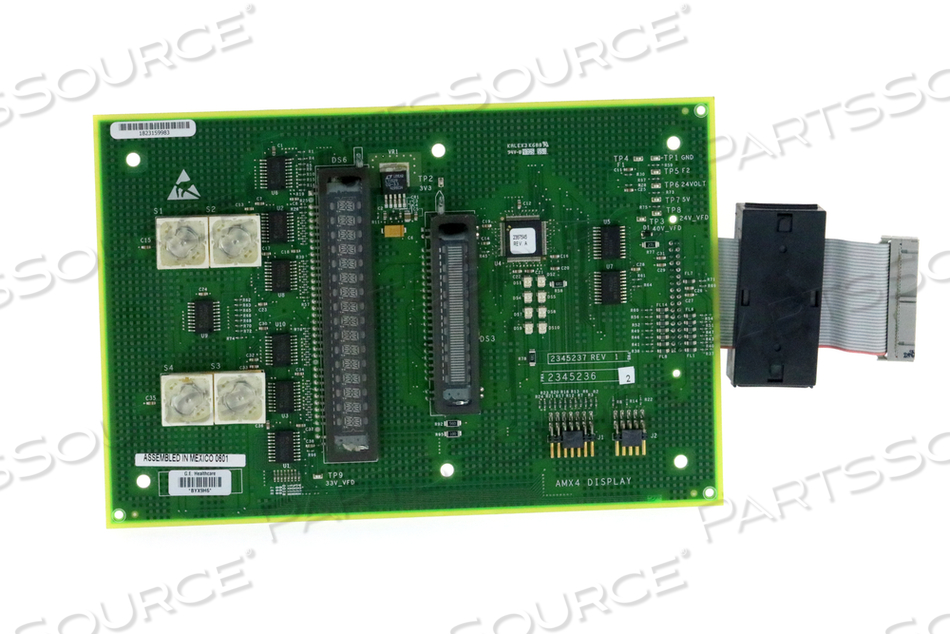 MA & KV DISPLAY CHARGE READING, PUSH BUTTONS PCB, SMT TYPE, REV. 2 ROHS COMPLIANCE - FOR AMX-4 OR AMX-4 PLUS 