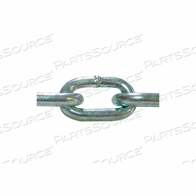 GRADE 30 PROOF COIL CHAIN - 3/16" DIA. - 750 LB. CAP. - BRIGHT ZINC - 10' BOX by Advantage Sales & Supply
