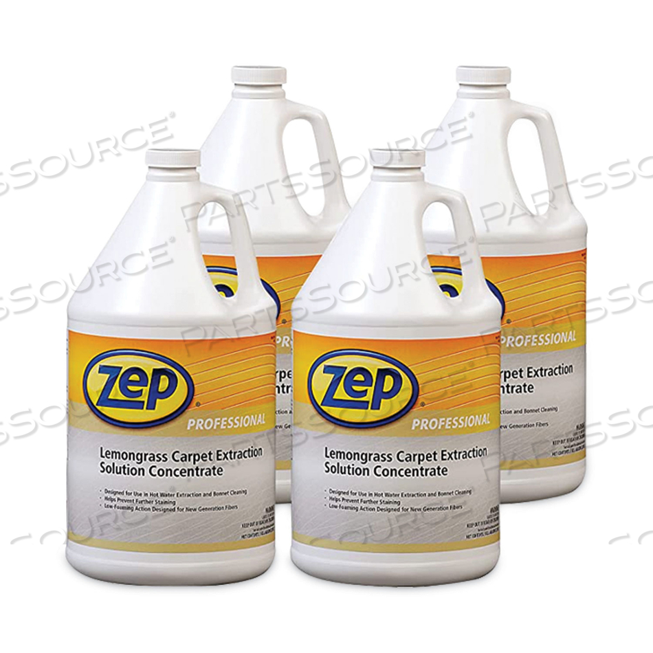 CARPET EXTRACTION CLEANER, LEMONGRASS, 1 GAL BOTTLE by Zep CARPET EXTRACTION CLEANER, LEMONGRASS, 1 GAL BOTTLE by Zep