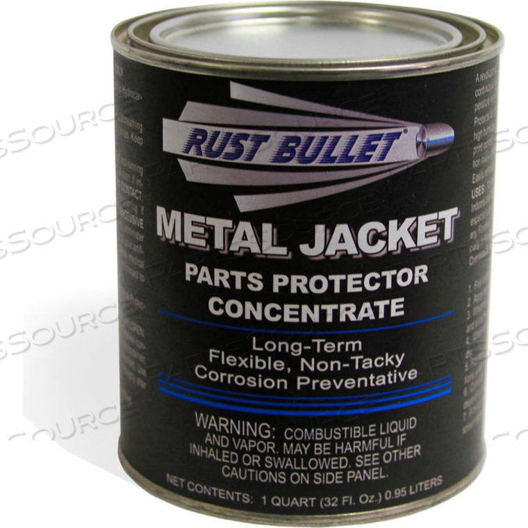 METAL JACKET COATING QUART CAN by Rust Bullet LLC METAL JACKET COATING QUART CAN by Rust Bullet LLC