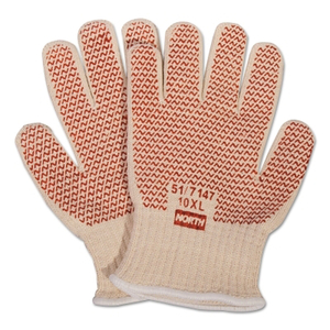 GRIP N HOT MILL NITRILE COATED GLOVE, COTTON, NATURAL WHITE, MEDIUM by North Safety