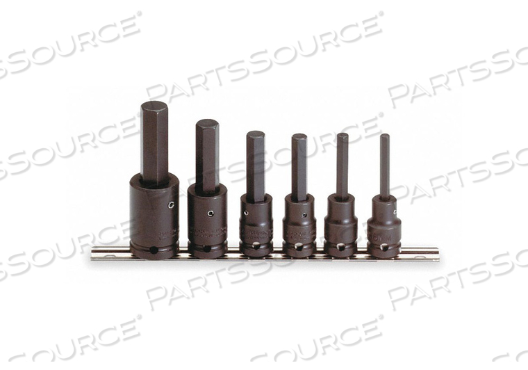 IMPACT BIT SOCKET SET 1/2IN DR 6 PT 6 PC by Proto IMPACT BIT SOCKET SET 1/2IN DR 6 PT 6 PC by Proto