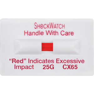 SPOTSEE CLIP SINGLE TUBE IMPACT INDICATORS, 25G RANGE, 100/BOX by Shockwatch Inc