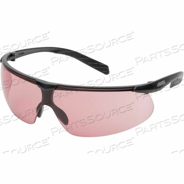 LIGHTWEIGHT SAFETY GLASSES, ANTI-FOG COPPER BLUE LENS by Elvex