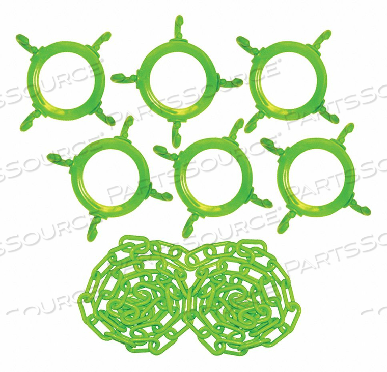 PLASTIC CHAIN KIT GREEN 600 IN. by Mr. Chain