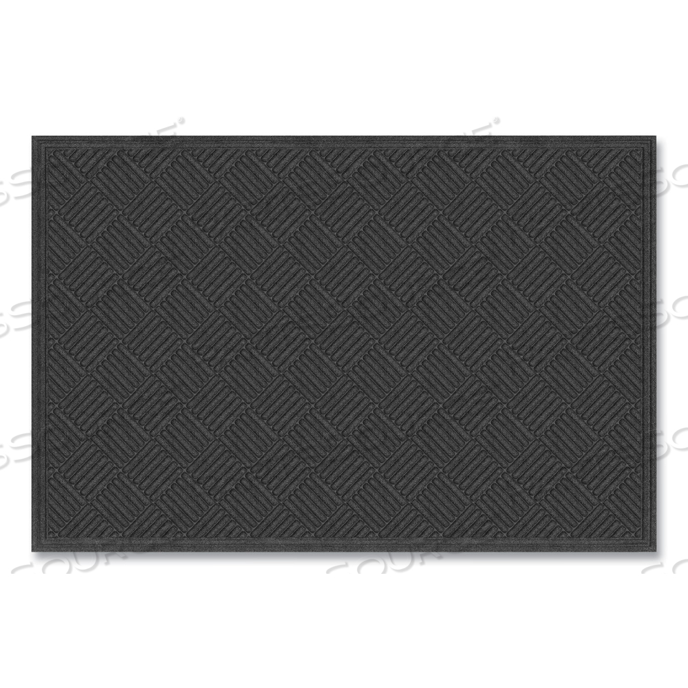 ECOMAT CROSSHATCH ENTRY MAT, 48 X 72, CHARCOAL by Apache Mills ECOMAT CROSSHATCH ENTRY MAT, 48 X 72, CHARCOAL by Apache Mills
