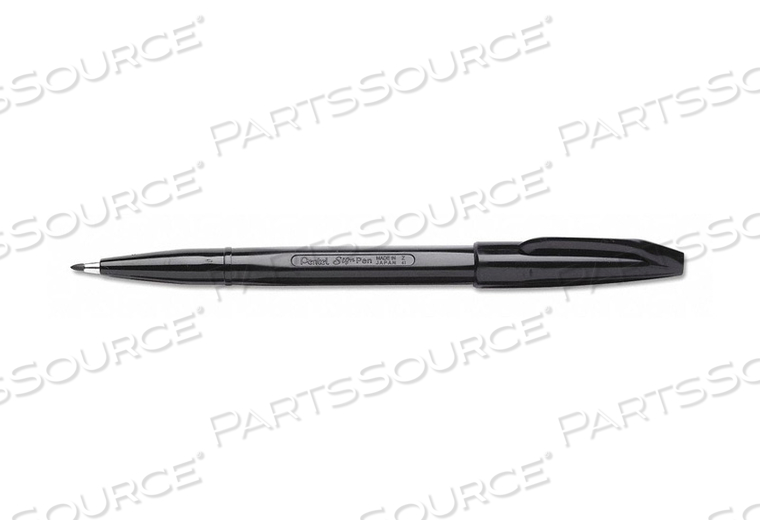 FELT TIP PENS BLACK PK12 by Pentel of America